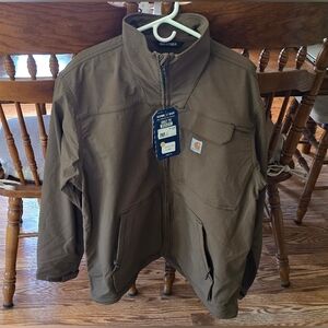 Super Dux™ Relaxed Fit Lightweight Mock-Neck Jacket - 1 Warm Rating